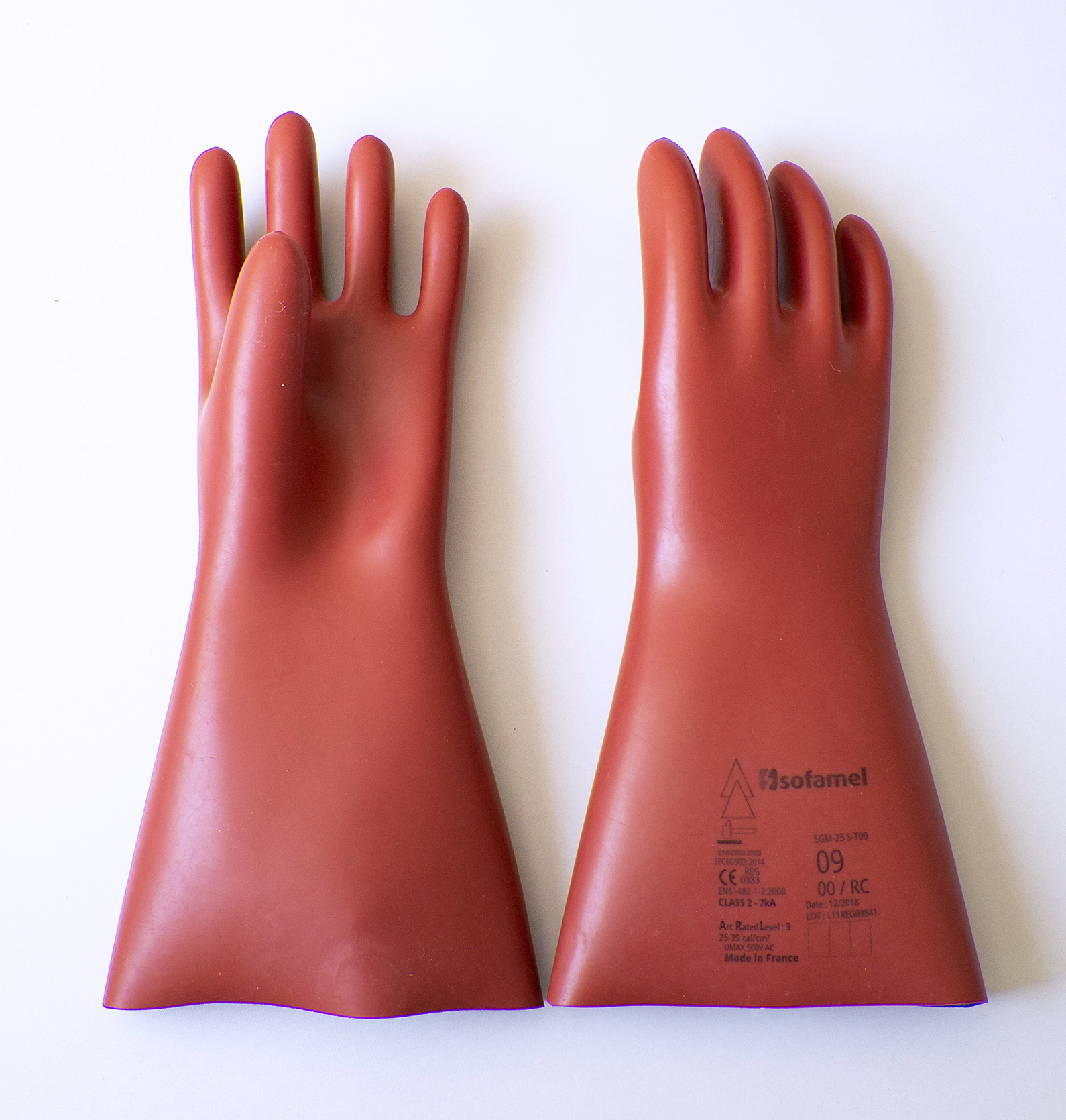 guantes dieléctricos