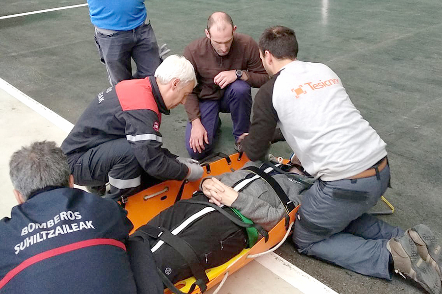 Inmovilización de víctima