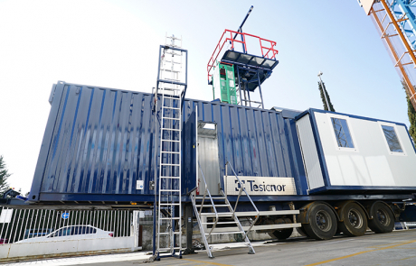 Unidad Móvil Tesicnor abierta