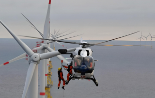 Helicoptero offshore traslado